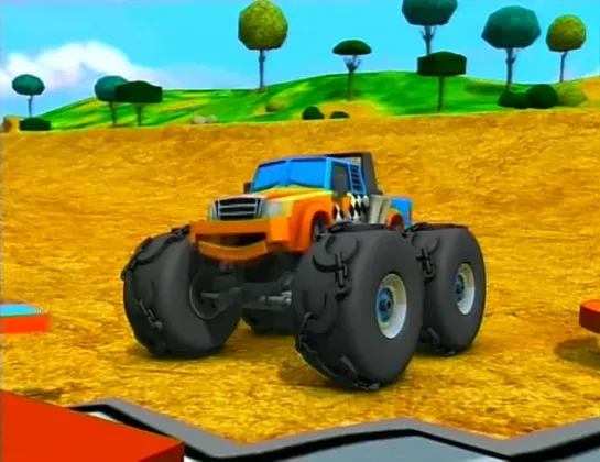 М/с "Метеор и крутые тачки. Кто виноват?" / "Bigfoot Presents: Meteor and the Mighty Monster Trucks" (2006 г.) 6+