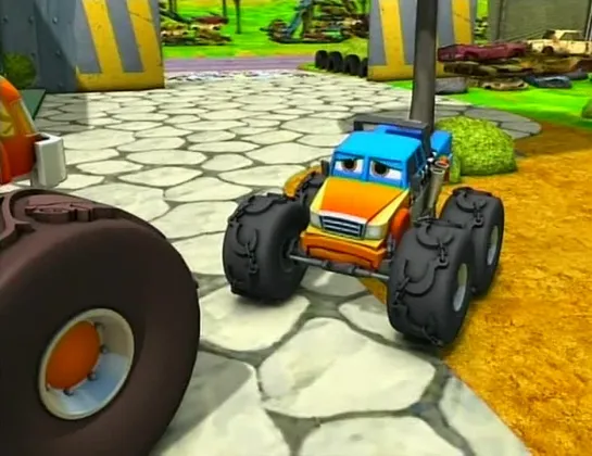 М/с "Метеор и крутые тачки. Обуза" / "Bigfoot Presents: Meteor and the Mighty Monster Trucks" (2006 г.) 6+