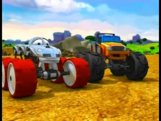 М/с "Метеор и крутые тачки. Новая ученица" / "Bigfoot Presents: Meteor and the Mighty Monster Trucks" (2006 г.) 6+