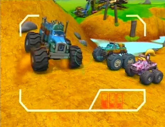 М/с "Метеор и крутые тачки. Гонки в болоте" / "Bigfoot Presents: Meteor and the Mighty Monster Trucks" (2006 г.) 6+