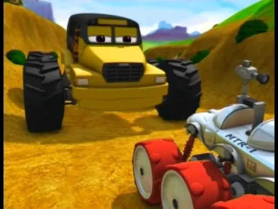 М/с "Метеор и крутые тачки. Гонка задом наперёд" / "Bigfoot Presents: Meteor and the Mighty Monster Trucks" (2006 г.) 6+