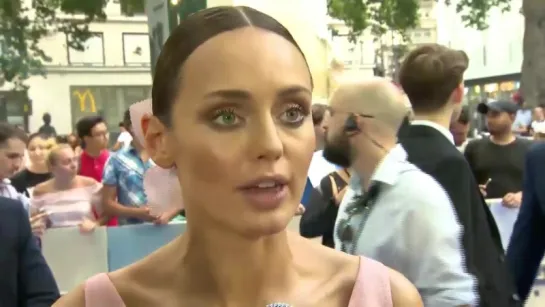 Laura Haddock on Sam Claflin Father's Day & London Attacks