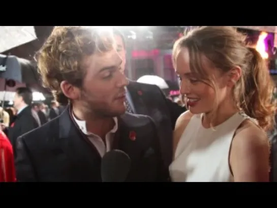 Sam Claflin Hunger Games Catching Fire Premiere