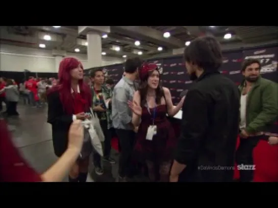 Каст "Демонов да Винчи" на NYCC 2013