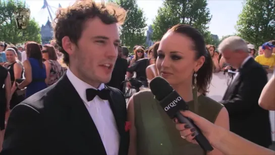 BAFTA 2012: Sam Claflin & Laura Haddock