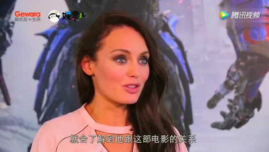 Laura Haddock talks Transformers: The Last Knight