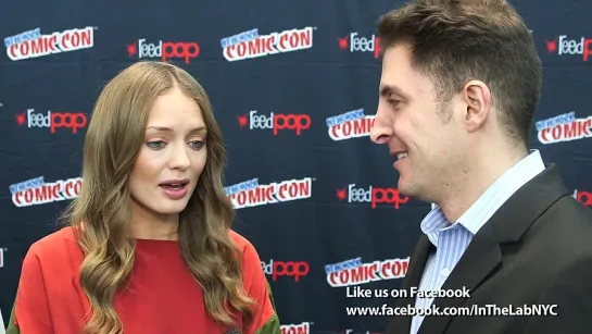 Laura Haddock - "Da Vinci's Demons" at NYCC #InTheLab with @ArthurKade