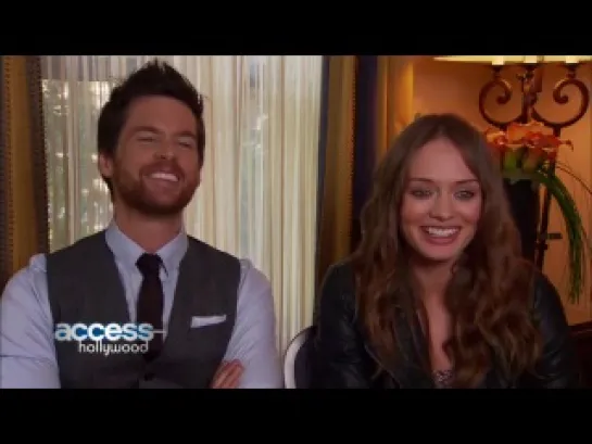 Da Vinci's Demons season 2 interview with Access Hollywood  - Tom Riley and Laura Haddock