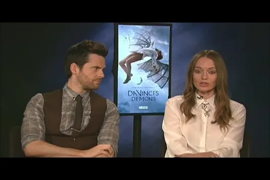 IR Interview: Tom Riley & Laura Haddock For “Da Vinci’s Demons” [Starz]