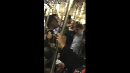 Rock With You by Michael Jackson in NY subway