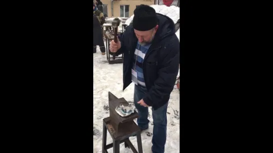 Зажжение огня! 2-ой молодёжный кузнечный фестиваль Масленица в Строгановке 2018