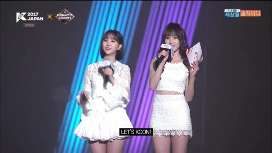 170525 GFriend Special MC Eunha Yuju @ KCON 2017 JAPAN