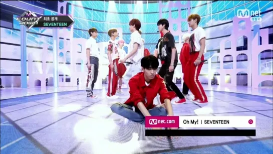 180719 MNET 엠 카운트 다운 세븐틴(SEVENTEEN) - 우리의 새벽은 낮보다 뜨겁다(Our dawn is hotter than day) + 어쩌나(Oh My!) Comeback Stage by 로즈베이