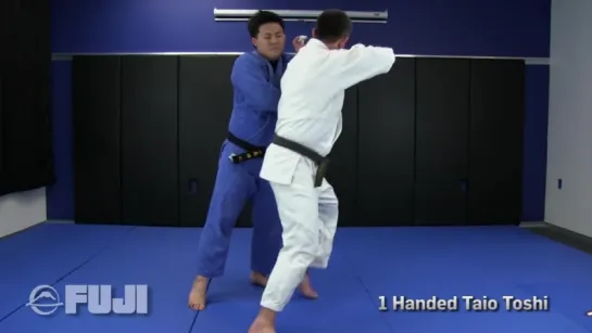 One handed Tai-otoshi