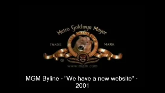 История заставки Metro-Goldwyn-Mayer