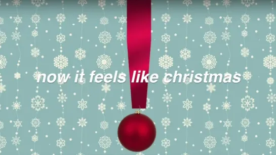 Feels Like Christmas -- Panic! At The Disco Lyrics video