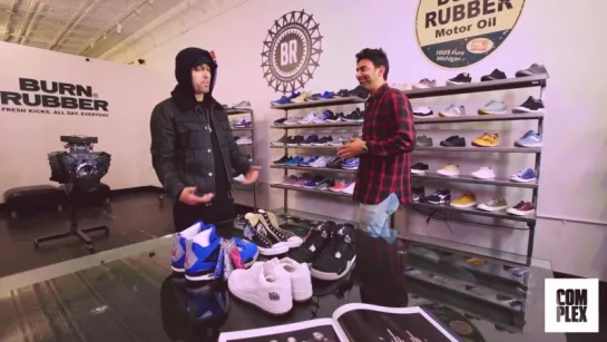 Eminem Goes Sneaker Shopping With Complex