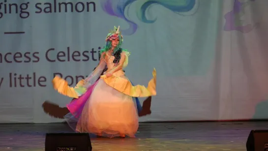 2.30. Singing salmon — Princess Celestia (My little Pony)