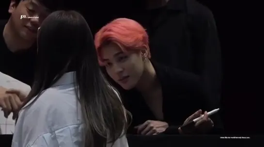 jimin bts fan fansign