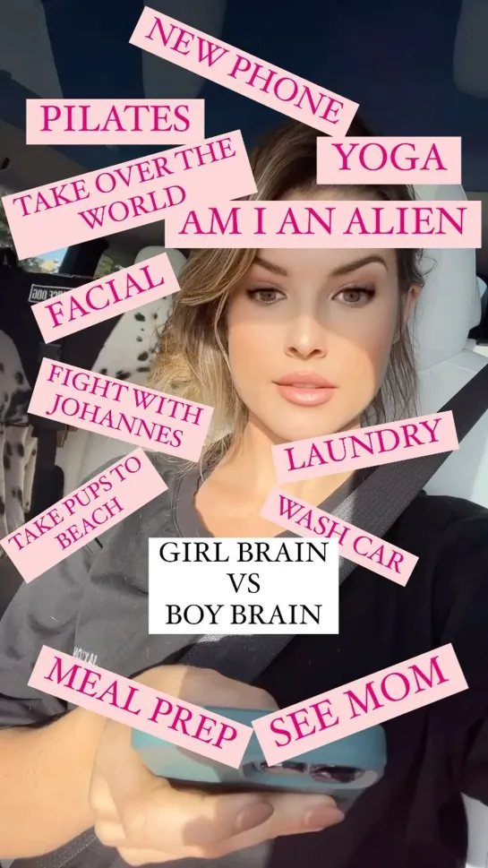 Girl brain VS Boy brain | Amanda Cerny