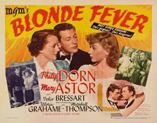 Blonde Fever (1944)(Autumn Fever) -720p- Philip Dorn, Mary Astor, Felix Bressart, Gloria Grahame