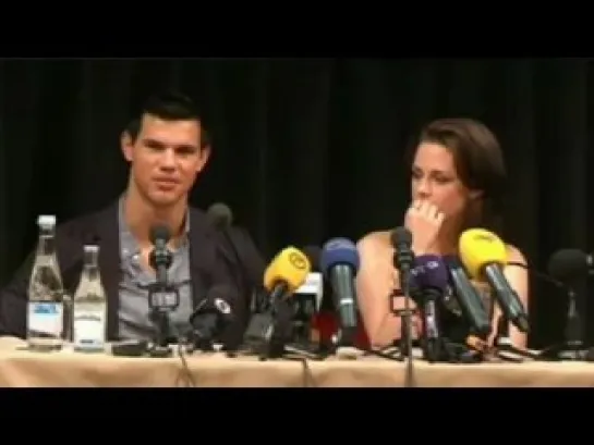 Kristen &amp;amp; Taylor Sweden Press Conference