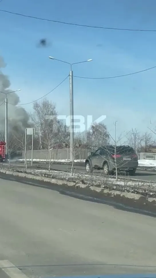 Горит жилой дом в Николаевке