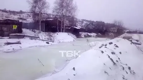 Из-за отсыпки озера в Красноярске начинает подтапливать дома