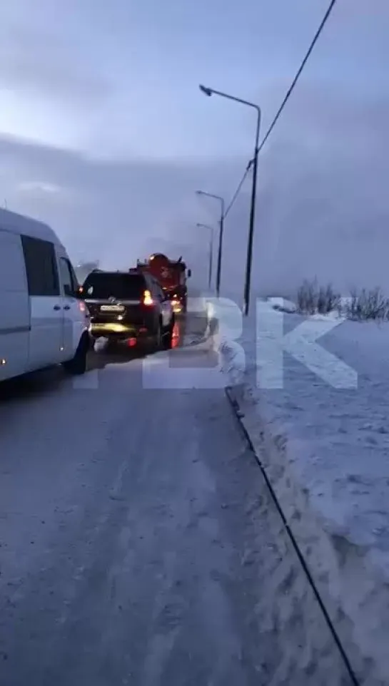 Порыв трубы на трассе Норильск-Талнах