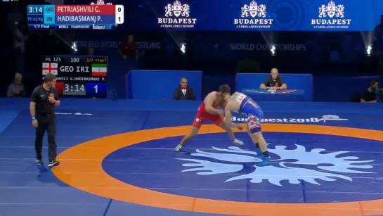 Geno PETRIASHVILI (GEO) vs. Parviz Khodavirdi HADIBASMANJ (IRI)