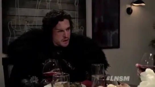 Seth Brings Jon Snow to a Dinner Party