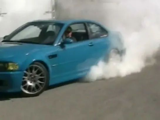 BMW M3 Burnout