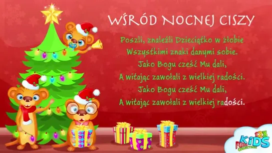 Wśród nocnej ciszy - Polskie Kolędy + tekst (karaoke)