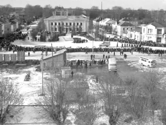 Панорама Локни. 1980-е гг. Псковская область.