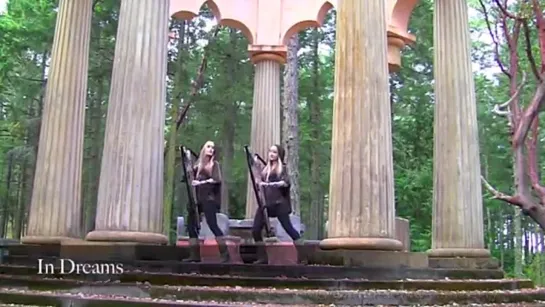 LORD OF THE RINGS Medley (Harp Twins electric) Camille and Kennerly