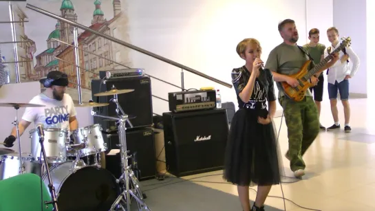 PURE POT STEEL & ANNA MOSHKORINA in Rubin - ROCK SHOW (HOLESTORM cover )