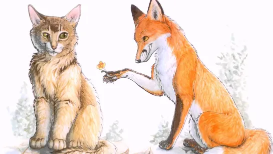 Der Fuchs und die Katze (von Gebr. Grimm)