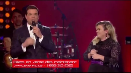 Kelly Clarkson on La Voix