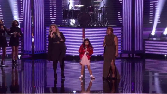 Kelly Clarkson - Stronger (Americas Got Talent Live) with Angelica Hale and Kechi Sing