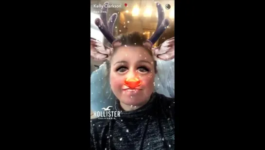 Kelly Clarkson - Snapchat 26.11.2016