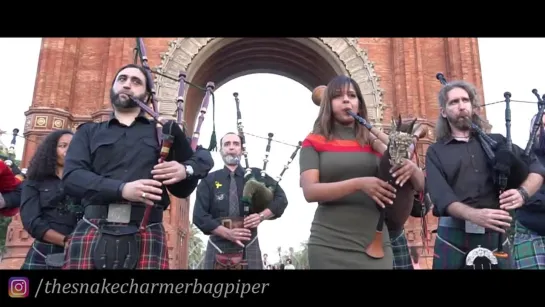 Amazing Grace Bagpipes - The Snake Charmer ft. Barcelona Pipe Band