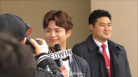 [160313] Edwins Fansign with Park Bogum (Opening)