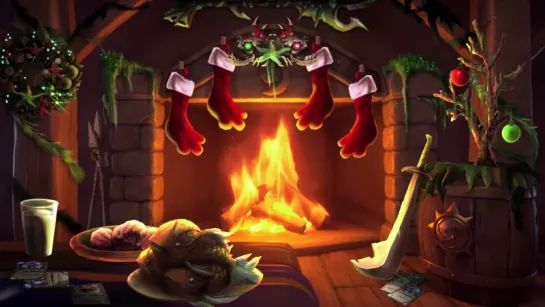 Hearthstone Murloc Yule Log (Blizzard)