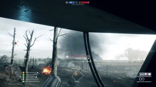 Not a Safe Spot.... Battlefield 1 gameplay