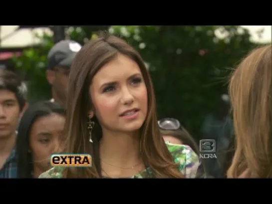 Nina Dobrev - Extra Interview With Maria Menounos