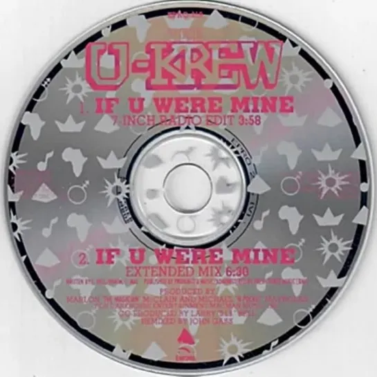 The U-Krew - If U Were Mine (12” Extended Mix) 🎧🎶