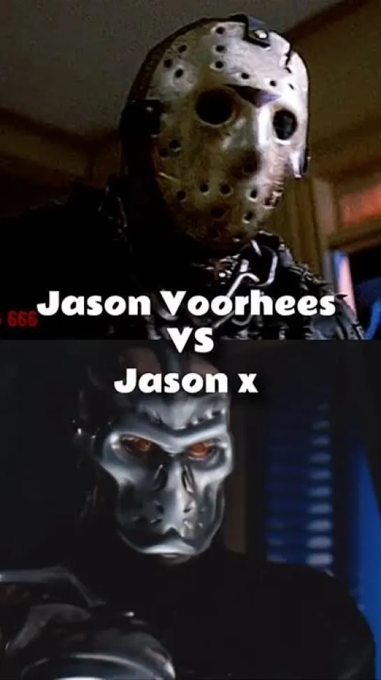 Jason Voorhees🩸🔪 Vs Jason X🔪🩸- Fight🔥