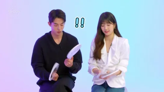 Bae Suzy and Nam Joo-hyuk tell us what they really think of each other _ Who, Me_ [ENG SUB] (720p)