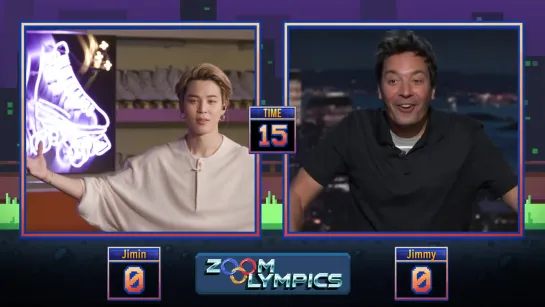 Zoom Olympics with BTS  jimmy(720p)