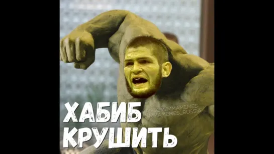 ХАБИБ ПРЕВРАТИЛСЯ В ХАЛКА НА UFC 229 [MMAMEMES]